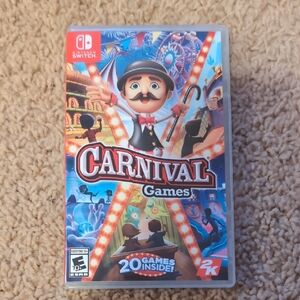 Carnival Games for Nintendo Switch - Vibrant Multicolor Cover